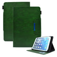 For 7 inch Suede Cross Texture Magnetic Clasp Leather Tablet Case(Green) - 7 inch by PMC TechLife | Online Shopping South Africa | PMC TechLife | Buy Now Pay Later Mobicred