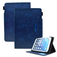 For 8 inch Suede Cross Texture Magnetic Clasp Leather Tablet Case(Blue) - free shipping - PMC TechLife - Order now!