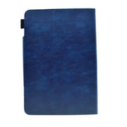 For 8 inch Suede Cross Texture Magnetic Clasp Leather Tablet Case(Blue)