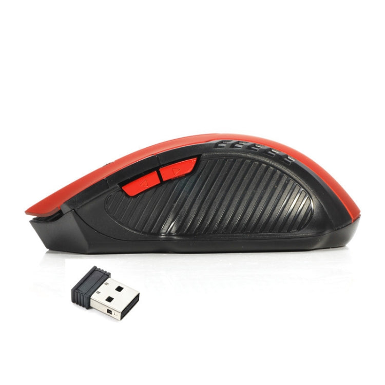 6-keys 2.4G 1600DPI Three-speed Adjustable Wireless Office Mouse(Silver Grey)