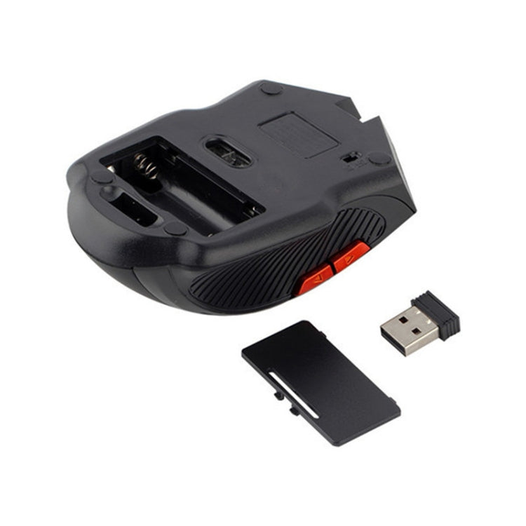 6-keys 2.4G 1600DPI Three-speed Adjustable Wireless Office Mouse(Silver Grey)