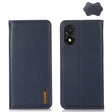 For Honor X5 KHAZNEH Nappa Top Layer Cowhide Leather Phone Case(Blue) - Honor Cases by PMC TechLife | Online Shopping South Africa | PMC TechLife | Buy Now Pay Later Mobicred