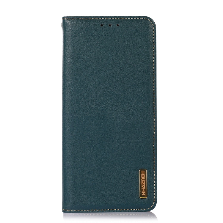 For Honor X5 KHAZNEH Nappa Top Layer Cowhide Leather Phone Case(Green)