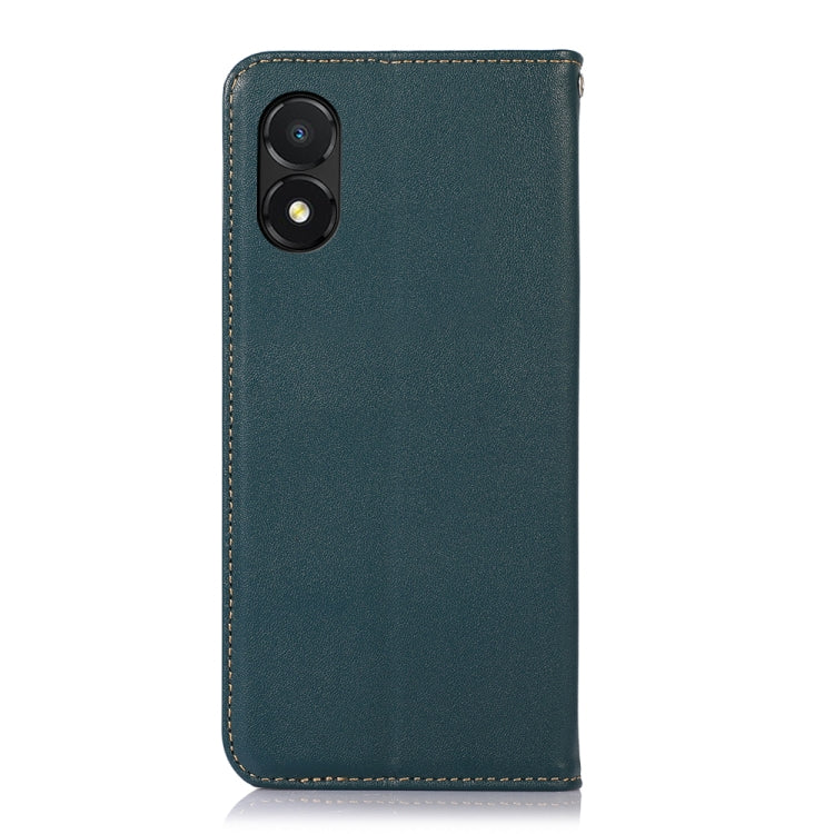 For Honor X5 KHAZNEH Nappa Top Layer Cowhide Leather Phone Case(Green)
