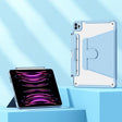 For Huawei MatePad Pro 12.6 Detachable Rotating Leather Tablet Case(Blue) - Huawei by PMC TechLife | Online Shopping South Africa | PMC TechLife | Buy Now Pay Later Mobicred