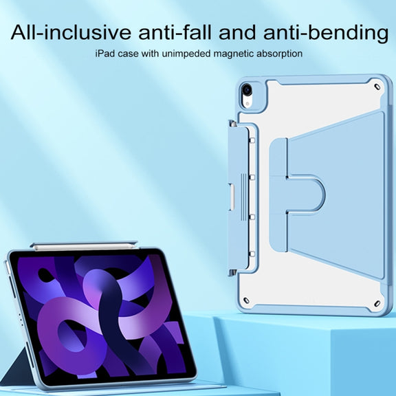 For Huawei MatePad Pro 11 inch Detachable Rotating Leather Tablet Case(Black)