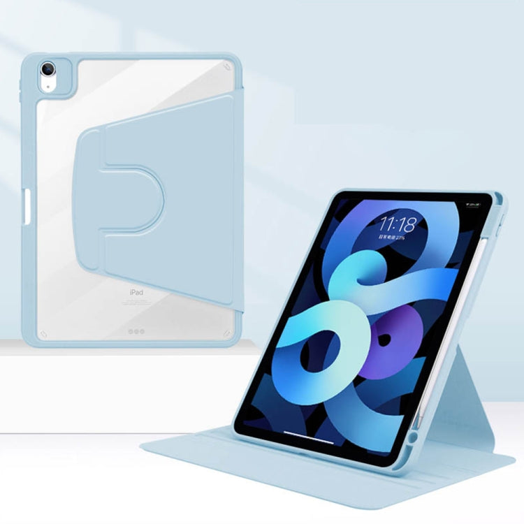 For Huawei MatePad Pro 11 inch Acrylic Rotating Leather Tablet Case(Blue)
