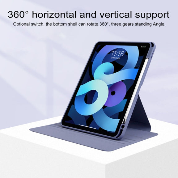 For Huawei MatePad Pro 11 inch Acrylic Rotating Leather Tablet Case(Purple)