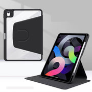 For Huawei MatePad 11 Acrylic Rotating Leather Tablet Case(Black)