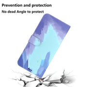For OPPO Reno8 T 4G Watercolor Pattern Flip Leather Phone Case(Winter Snow)