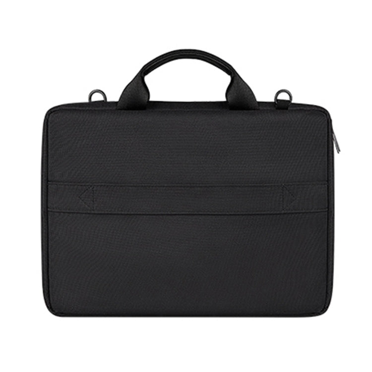 ST11 Polyester Thickened Laptop Bag, Size:15.6 inch(Black)
