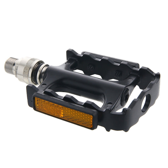 QR921 1 Pair Carbon Fiber Bicycle Quick Release Pedals(Black)