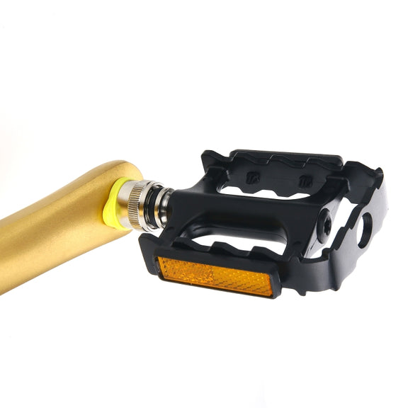 QR921 1 Pair Carbon Fiber Bicycle Quick Release Pedals(Black)