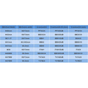 T47A30 Bottom Bracket Fits 68mm/73mm Width of Bicycle Frame(Black)
