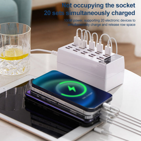820 20-Ports Desktop USB Charger Station HUB(EU)