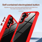 For Samsung Galaxy S24 5G TPU + PC Lens Protection Phone Case(Red)