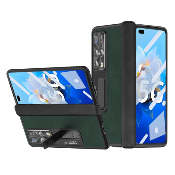 For Huawei Mate X2 5G Napa Texture All-inclusive Phone Case(Green)