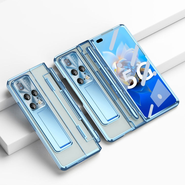 For Huawei Mate X2 Phantom Series Integrated Folding Phone Case with Stylus(Blue)