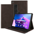 For Lenovo Tab M10 Plus 3rd Gen Splicing Series Tablet Leather Case(Coffee) - Lenovo by PMC TechLife | Online Shopping South Africa | PMC TechLife | Buy Now Pay Later Mobicred
