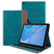 For Huawei MatePad SE Splicing Series Tablet Leather Case(Dark Green) - Huawei by PMC TechLife | Online Shopping South Africa | PMC TechLife | Buy Now Pay Later Mobicred
