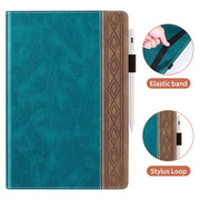 For Huawei MatePad SE Splicing Series Tablet Leather Case(Dark Green)