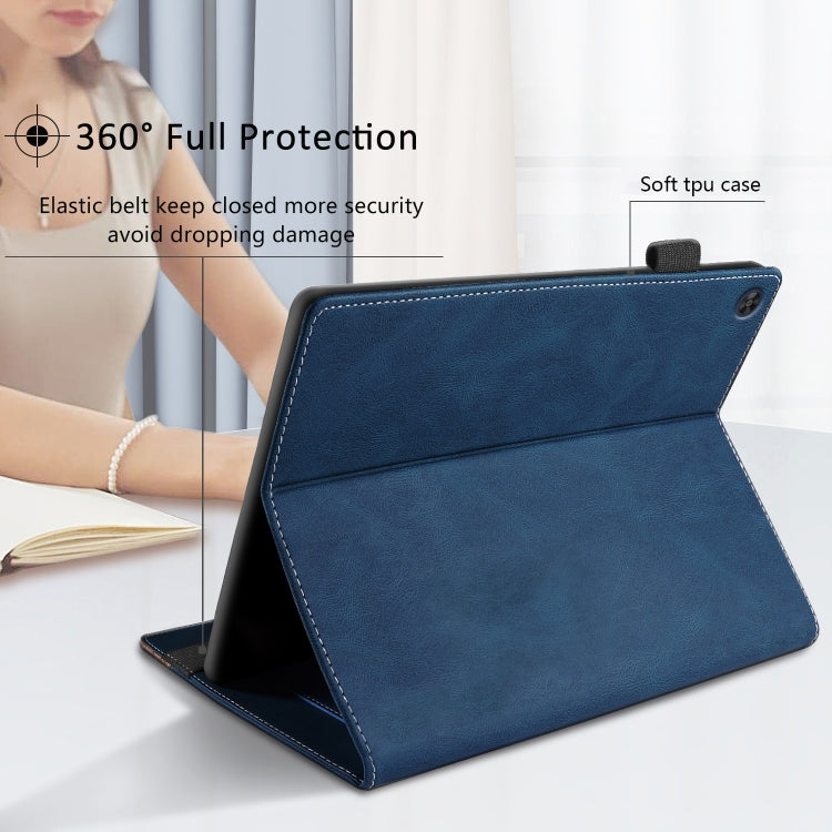 For Huawei MatePad SE Splicing Series Tablet Leather Case(Royal Blue)