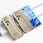 For Huawei Mate X2 Integrated Folding Phone Case with Hinge(Champagne Gold)