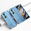For Honor Magic Vs Integrated Folding Phone Case with Hinge(Blue) - Honor Cases by PMC TechLife | Online Shopping South Africa | PMC TechLife | Buy Now Pay Later Mobicred