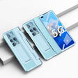 For Huawei Mate X2 Integrated Full Coverage Phone Case with Hinge(Blue) - Huawei Cases by PMC TechLife | Online Shopping South Africa | PMC TechLife | Buy Now Pay Later Mobicred