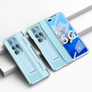 For Huawei Mate X2 Integrated Full Coverage Phone Case with Hinge(Blue)