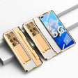 For Huawei Mate X2 Integrated Full Coverage Phone Case with Hinge(Gold+White) - Huawei Cases by PMC TechLife | Online Shopping South Africa | PMC TechLife | Buy Now Pay Later Mobicred