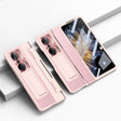 For Honor Magic Vs Integrated Full Coverage Phone Case with Hinge(Pink) - Honor Cases by PMC TechLife | Online Shopping South Africa | PMC TechLife | Buy Now Pay Later Mobicred