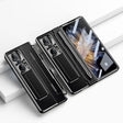 For Honor Magic Vs Integrated Folding Hinge Phone Case with Stylus(Black) - Honor Cases by PMC TechLife | Online Shopping South Africa | PMC TechLife | Buy Now Pay Later Mobicred