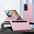 For Honor Magic Vs Side Window View Smart Lychee Texture Leather Phone Case(Pink) - free shipping - PMC TechLife - Order now!