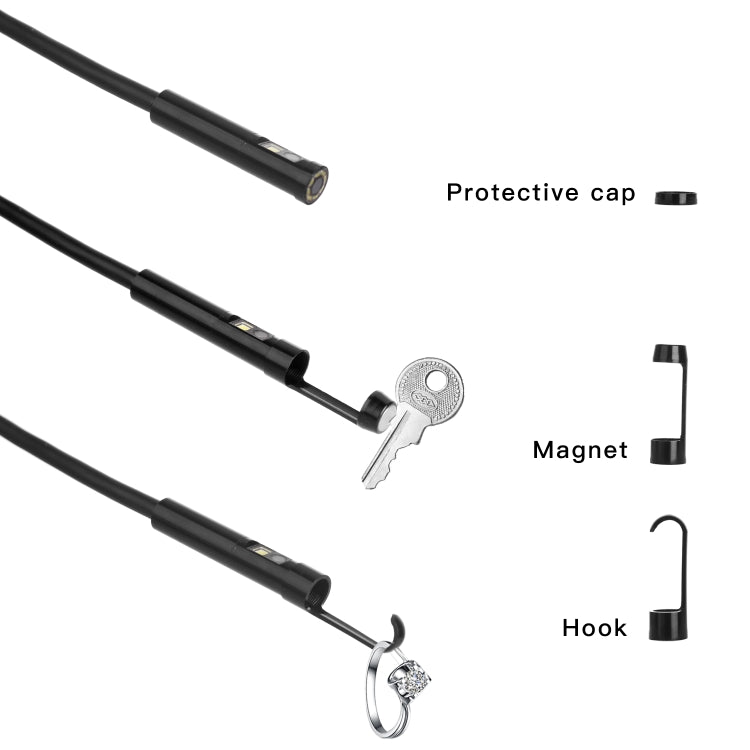 P130 14mm 4.3 inch Single Camera with Screen Endoscope, Length:5m
