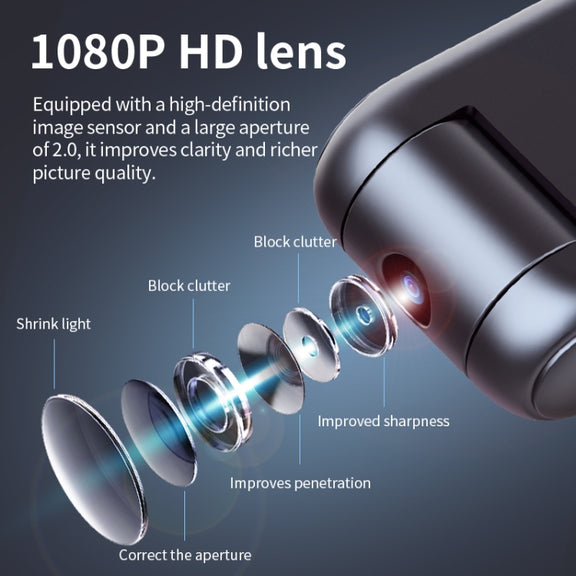 JNN V13 1080P Multifunctional Infrared Night Vision Recorder, Capacity:4GB(Black)