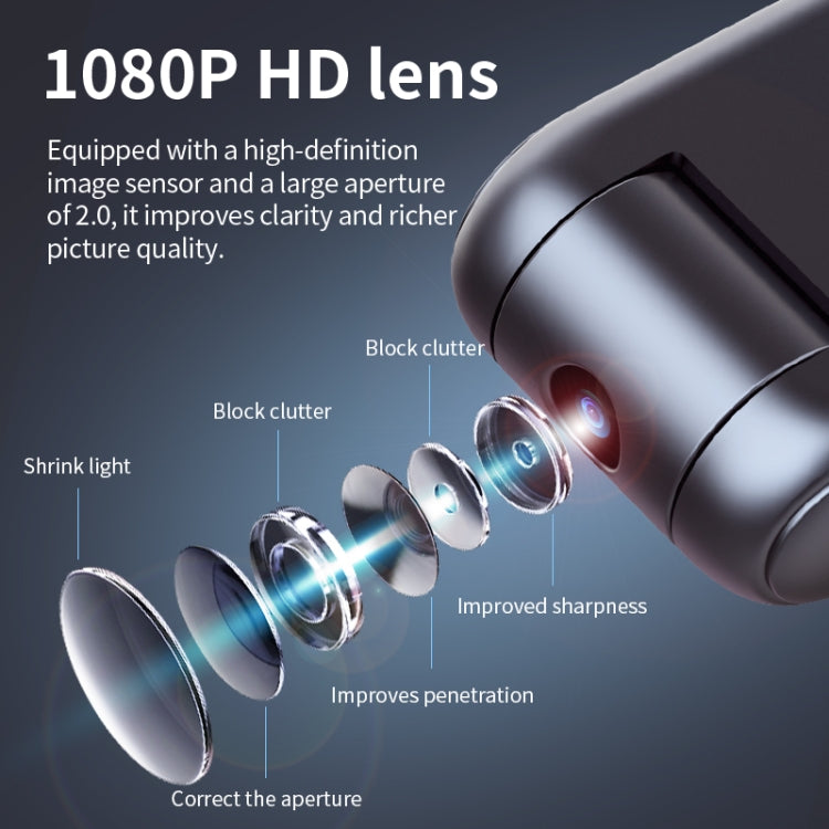 JNN V13 1080P Multifunctional Infrared Night Vision Recorder, Capacity:4GB(Black)