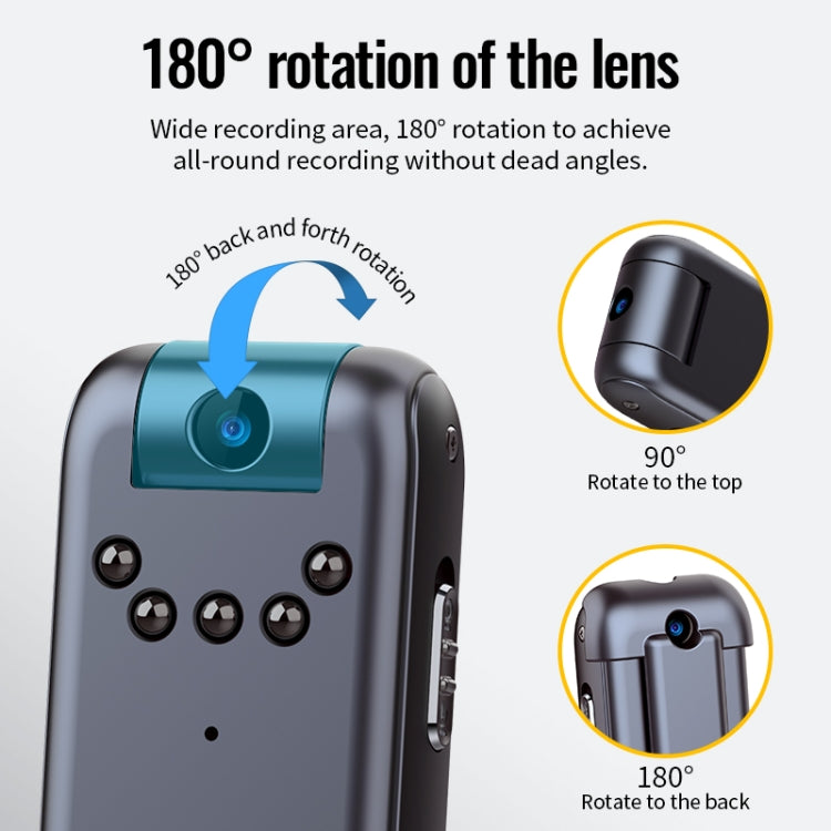 JNN V13 1080P Multifunctional Infrared Night Vision Recorder, Capacity:4GB(Black)
