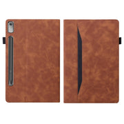 For Lenovo Tab P11 Pro Gen 2 Business Shockproof Horizontal Flip Leather Tablet Case(Brown)