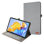 For Honor Pad 9 Pro / V8 Pro Fabric Leather Tablet Case(Grey)