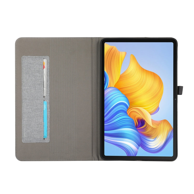 For Honor Pad 9 Pro / V8 Pro Fabric Leather Tablet Case(Grey)