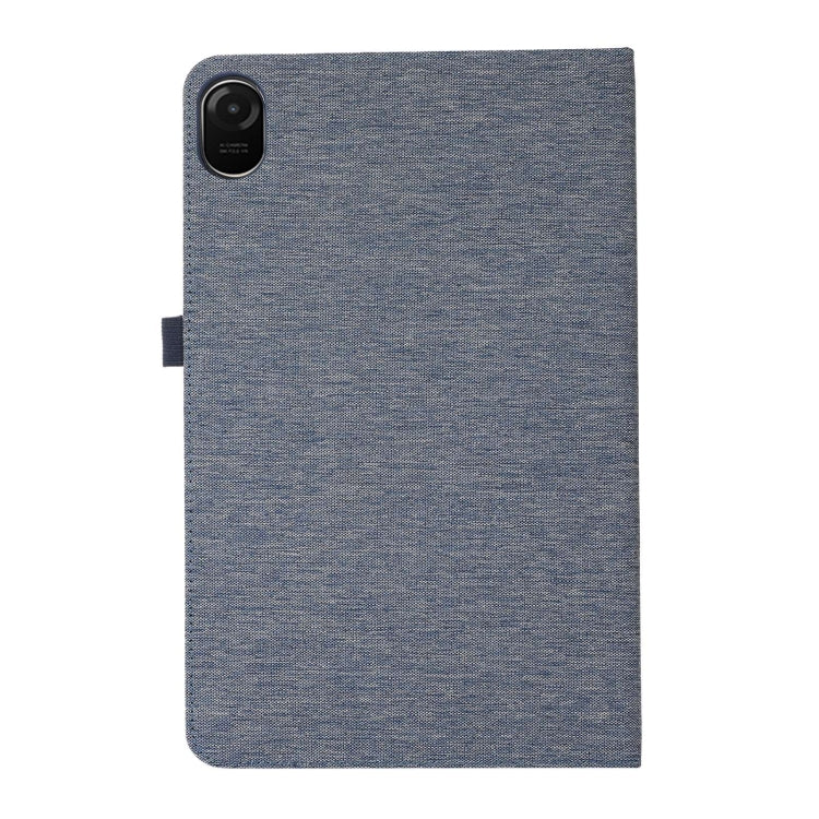 For Honor Pad 9 Pro / V8 Pro Fabric Leather Tablet Case(Blue)