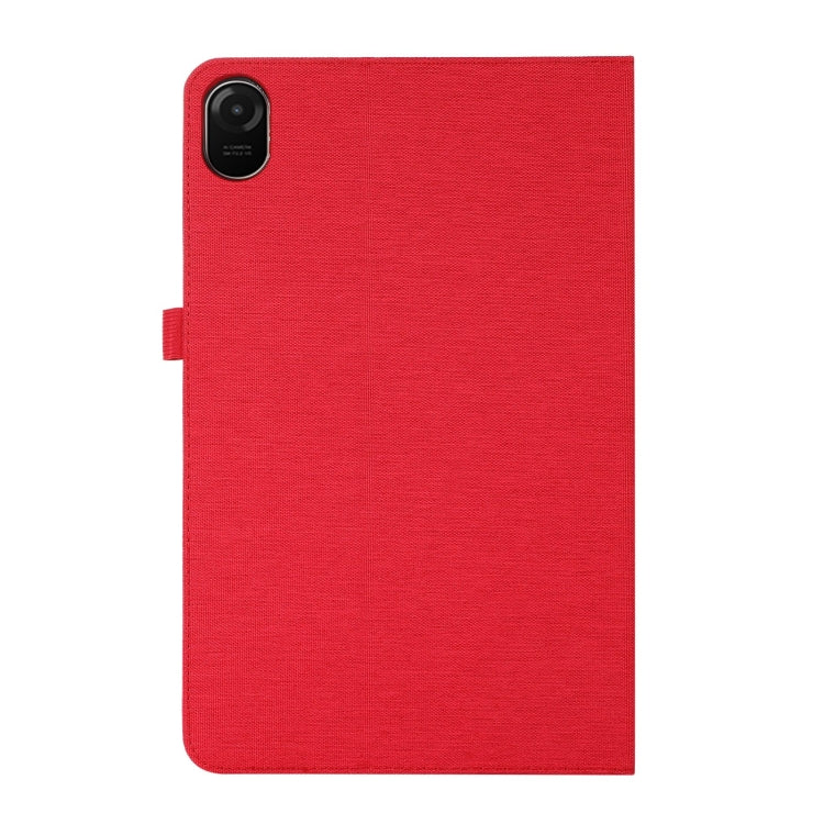 For Honor Pad 9 Pro / V8 Pro Fabric Leather Tablet Case(Red)