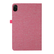 For Honor Pad 9 Pro / V8 Pro Fabric Leather Tablet Case(Pink)