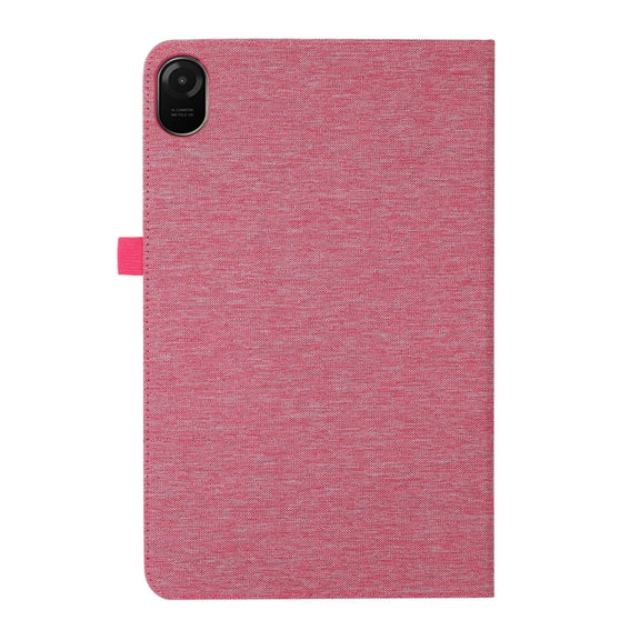 For Honor Pad 9 Pro / V8 Pro Fabric Leather Tablet Case(Pink)