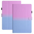 For 10 inch Universal Stitching Gradient Leather Tablet Case(Purple Blue) - 10 - 11 inch by PMC TechLife | Online Shopping South Africa | PMC TechLife | Buy Now Pay Later Mobicred