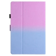 For 10 inch Universal Stitching Gradient Leather Tablet Case(Purple Blue)