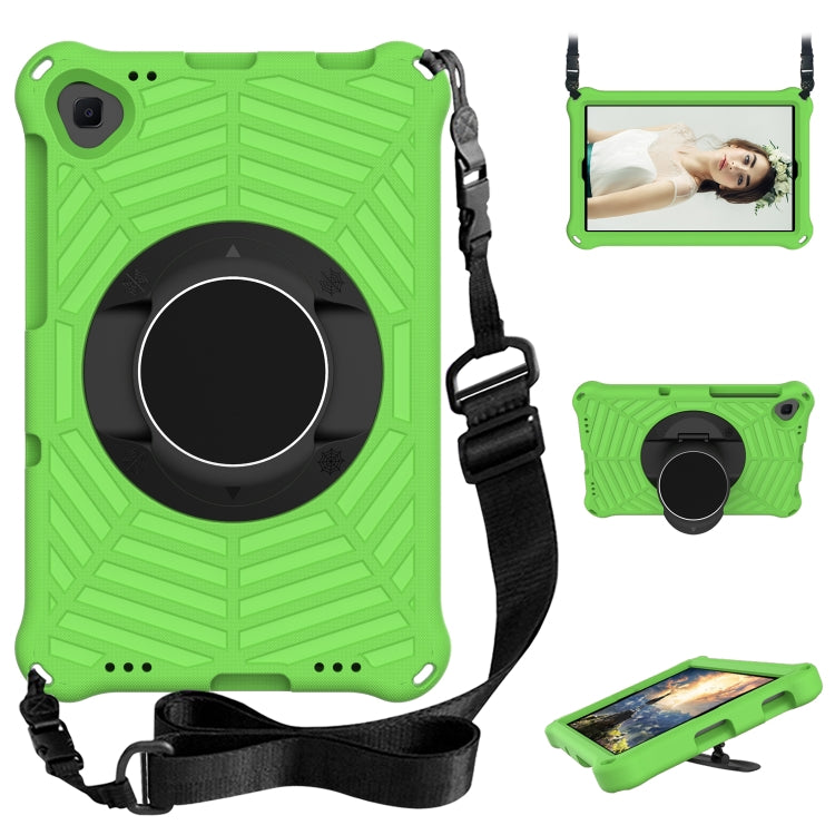 For Lenovo Tab K10 Spider King Silicone Protective Tablet Case(Green)