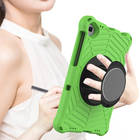 For Lenovo Tab K10 Spider King Silicone Protective Tablet Case(Green)