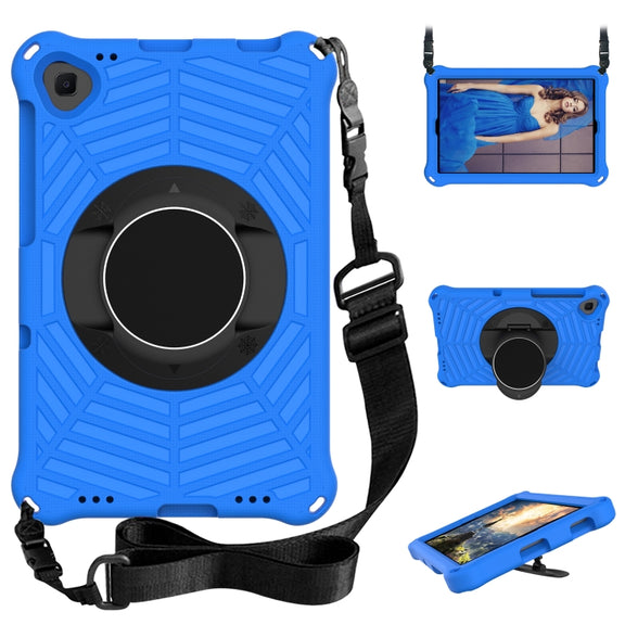 For Lenovo Tab K10 Spider King Silicone Protective Tablet Case(Blue)